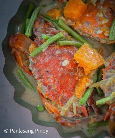 ginataang alimasag panlasang pinoy|Ginataang Alimasag (sa Kalabasa at Sitaw).